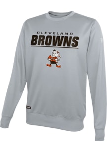 Cleveland Browns Mens Grey TOP PICK Long Sleeve Sweatshirt