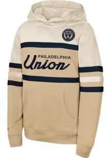 Mitchell and Ness Philadelphia Union Youth White Head Coach Long Sleeve Hoodie