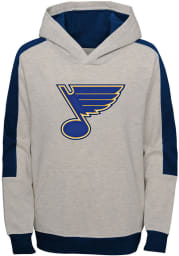 St Louis Blues Youth Grey Lived In Long Sleeve Hoodie