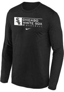 Nike Chicago White Sox Youth Black AC Legend Long Sleeve T-Shirt