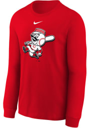 Nike Cincinnati Reds Youth Red Alt Logo Long Sleeve T-Shirt