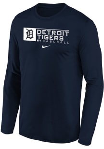 Nike Detroit Tigers Youth Navy Blue AC Legend Long Sleeve T-Shirt