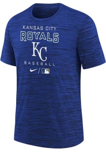 Nike Kansas City Royals Youth Blue AC Practice Short Sleeve T-Shirt