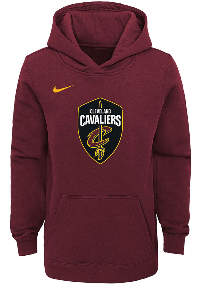 Cleveland Cavaliers Boys Red Essential Long Sleeve Hooded Sweatshirt