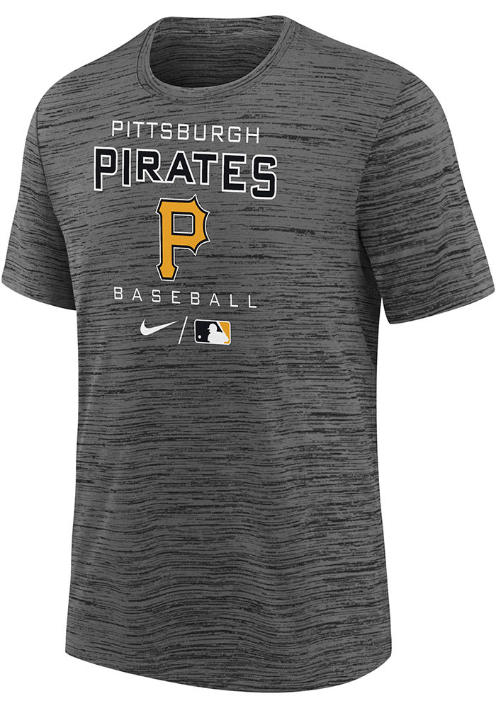 Nike Pittsburgh Pirates Youth Black AC Practice Short Sleeve T-Shirt