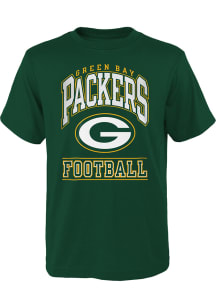 Green Bay Packers Youth Green Big Blocker Short Sleeve T-Shirt