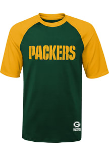 Green Bay Packers Youth Green Mecca Dunes Short Sleeve T-Shirt