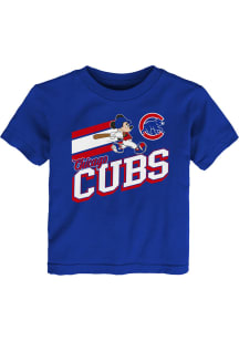Chicago Cubs Toddler Blue Batter Up Short Sleeve T-Shirt