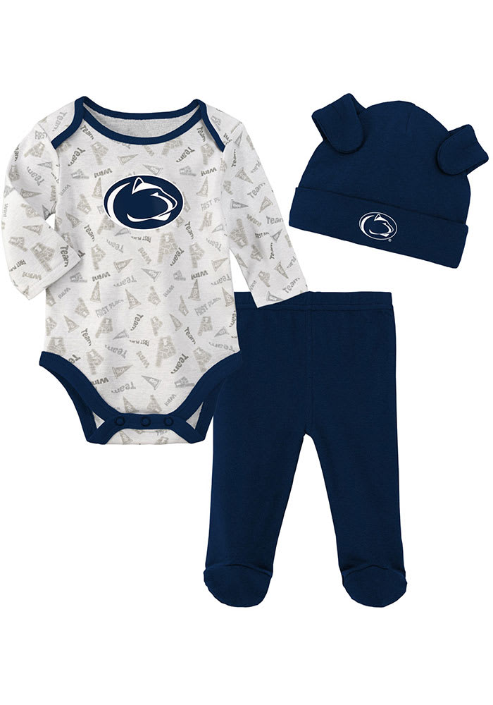 Penn State Nittany Lions Baby Navy Blue Greatest Little Player One Piece