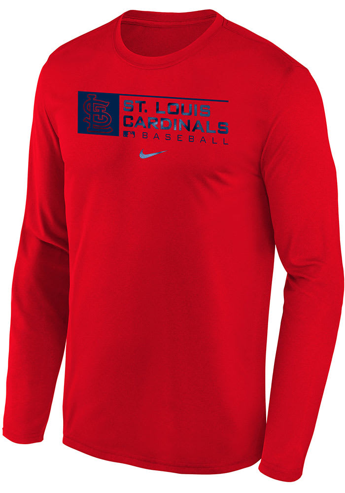 Nike St Louis Cardinals Youth Red AC Legend Long Sleeve T-Shirt