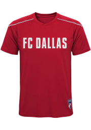 FC Dallas Boys Red Wordmark Short Sleeve T-Shirt