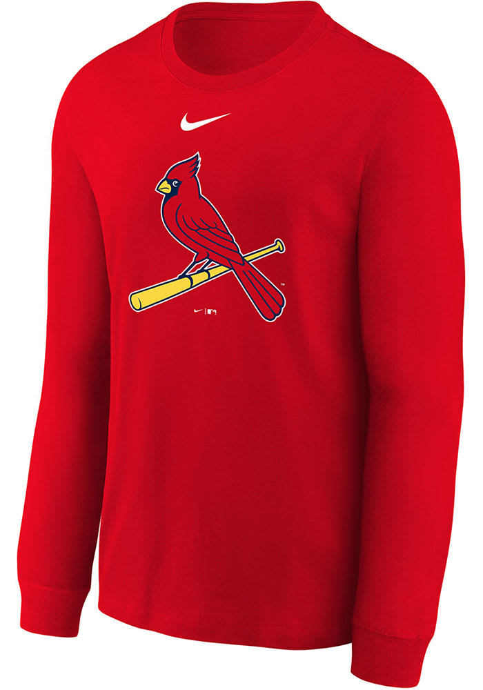 Nike St Louis Cardinals Youth Red Alt Logo Long Sleeve T-Shirt