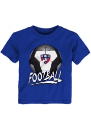 FC Dallas Toddler Blue Slogan Ball Short Sleeve T-Shirt