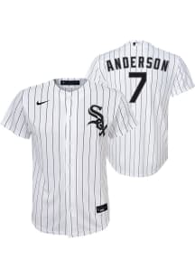 Tim Anderson  Nike Chicago White Sox Youth White Home Jersey