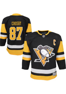 Sidney Crosby  Pittsburgh Penguins Youth Black Premier Home Hockey Jersey