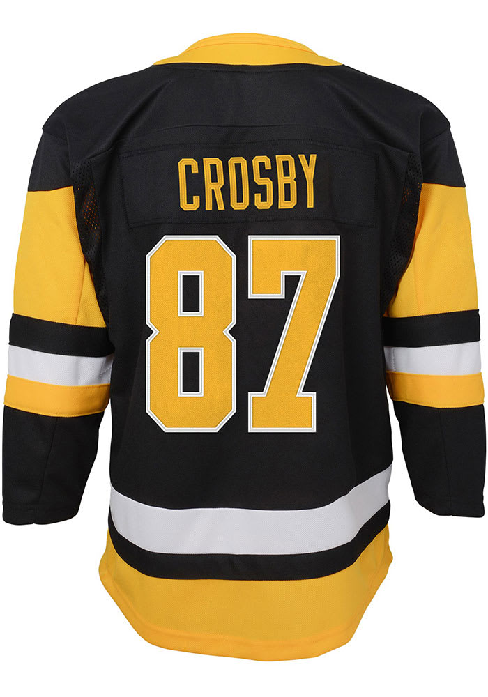 Sidney Crosby Pittsburgh Penguins Boys Black Premier Home Hockey Jersey