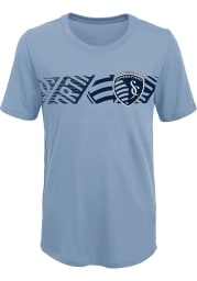 Sporting Kansas City Youth Light Blue Equalizer Short Sleeve T-Shirt