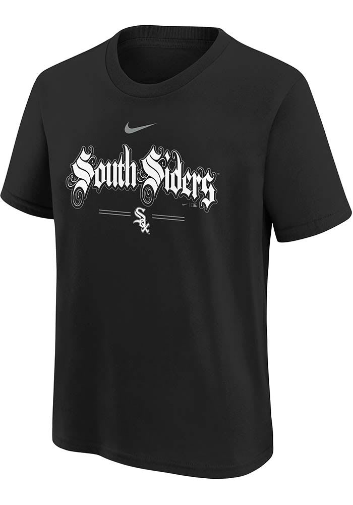 Nike Chicago White Sox Youth Black Local South Siders Short Sleeve T-Shirt