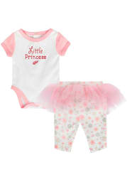 Detroit Red Wings Infant Girls Red Lil Princess Tutu Set Top and Bottom