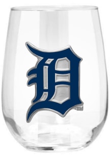 Detroit Tigers 15oz Emblem Stemless Wine Glass