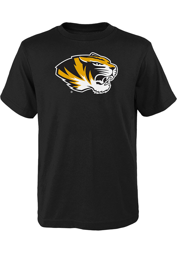 Missouri Tigers Boys Black Primary Logo Short Sleeve T-Shirt