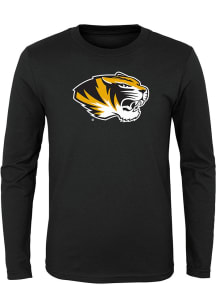 Missouri Tigers Boys Black Primary Logo Long Sleeve T-Shirt
