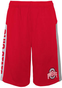 Ohio State Buckeyes Boys Red Down The Field Shorts