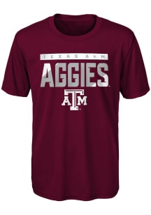Texas A&amp;M Aggies Youth Maroon Ground control Short Sleeve T-Shirt