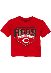 Cincinnati Reds Infant Prime Time Short Sleeve T-Shirt Red