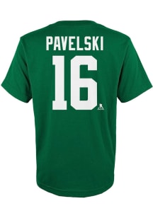 Joe Pavelski Dallas Stars Youth Green Flat NN Player Tee