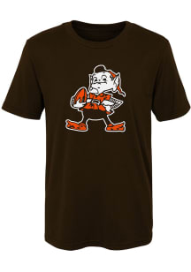 Brownie  Outer Stuff Cleveland Browns Boys Brown Brownie Short Sleeve T-Shirt