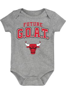 Chicago Bulls Baby Grey Future Greatness Short Sleeve One Piece