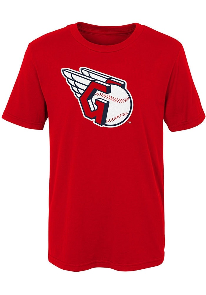 Youth Navy Cleveland Indians Primary Logo Team T-Shirt