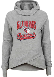 Cleveland Guardians Girls Grey Americas Team Long Sleeve Hooded Sweatshirt