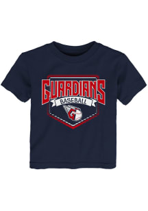 Cleveland Guardians Toddler Navy Blue Prime Time Short Sleeve T-Shirt
