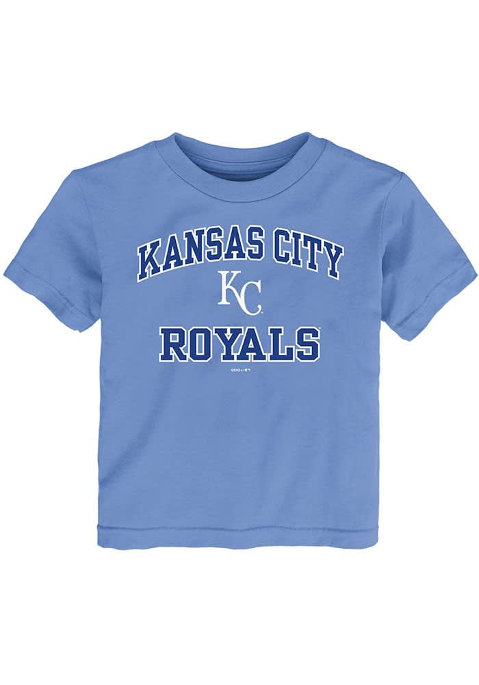 Kansas City Royals Toddler Blue Wordmark Long Sleeve Crew Sweatshirt, Blue, 100% Cotton, Size 2T, Rally House