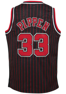 Scottie Pippen  Mitchell and Ness Chicago Bulls Youth Swingman Alt Black Basketball Jersey