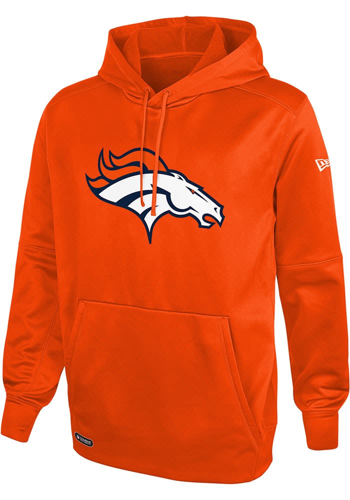 Denver Broncos Static Hood W/ Logo, Navy Blue/Orange