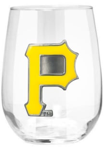 Pittsburgh Pirates 15oz Emblem Stemless Wine Glass