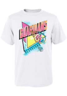 Cleveland Guardians Youth White Playmaker Short Sleeve T-Shirt