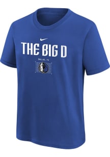 Nike Dallas Mavericks Youth Blue Nike Essential City Short Sleeve T-Shirt