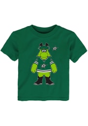 Dallas Stars Toddler Green Mascot Short Sleeve T-Shirt