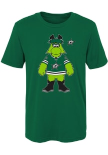 Victor Green  Outer Stuff Dallas Stars Boys Green Mascot Short Sleeve T-Shirt