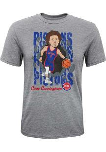 Cade Cunningham Detroit Pistons Youth Grey Hype Breakers Player Tee