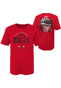 Chicago Bulls Boys Red Street Ball Short Sleeve T-Shirt
