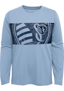 Sporting Kansas City Youth Light Blue Exciting Tackle Long Sleeve T-Shirt