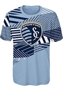 Sporting Kansas City Youth Light Blue Spirited Winger Short Sleeve T-Shirt