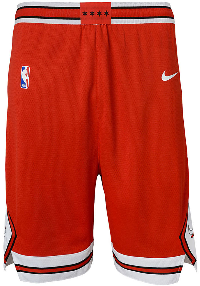 Chicago Bulls Icon Swingman Youth Shorts - Red - Throwback