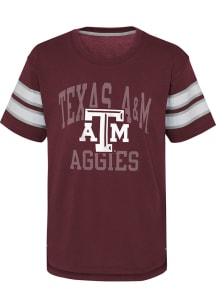 Texas A&amp;M Aggies Youth Maroon Team Official Short Sleeve Fashion T-Shirt