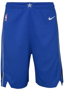 Nike Dallas Mavericks Youth Blue Icon Swingman Shorts